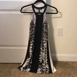 Black and White BCBG Sleeveless Dress